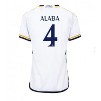 Echipament fotbal Real Madrid David Alaba #4 Tricou Acasa 2023-24 pentru femei maneca scurta